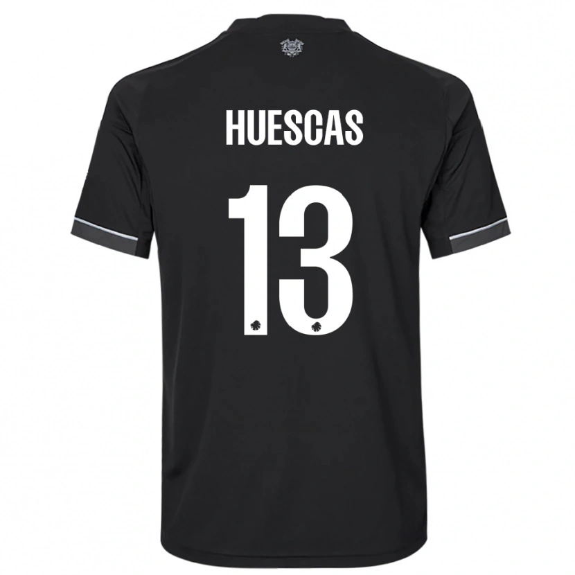 Danxen Herren Rodrigo Huescas #13 Schwarz Weiß Auswärtstrikot Trikot 2025/26 T-Shirt Österreich