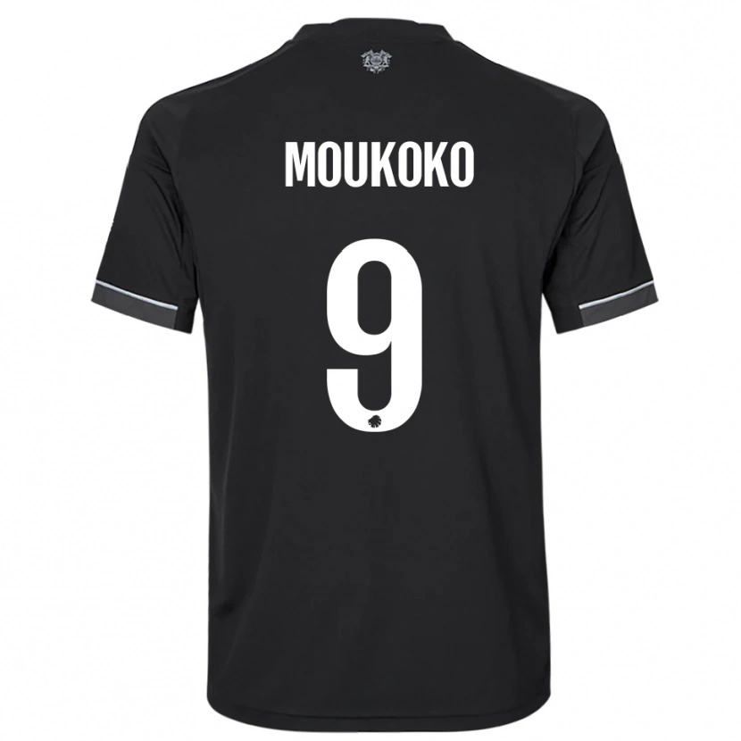 Danxen Herren Youssoufa Moukoko #9 Schwarz Weiß Auswärtstrikot Trikot 2025/26 T-Shirt Österreich