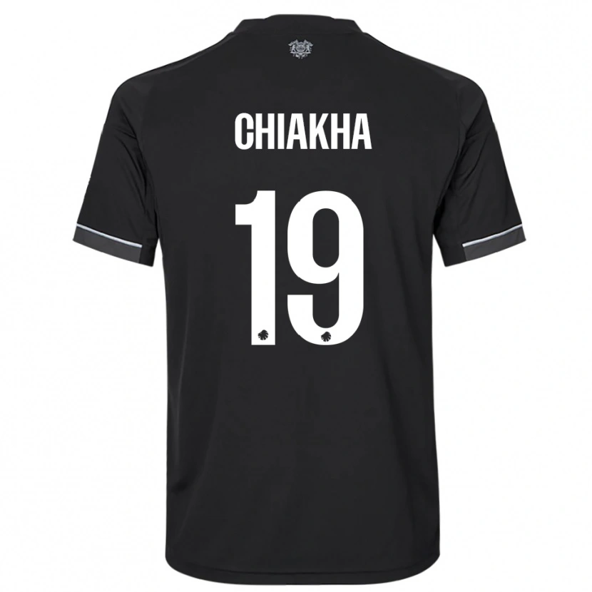 Danxen Herren Amin Chiakha #19 Schwarz Weiß Auswärtstrikot Trikot 2025/26 T-Shirt Österreich