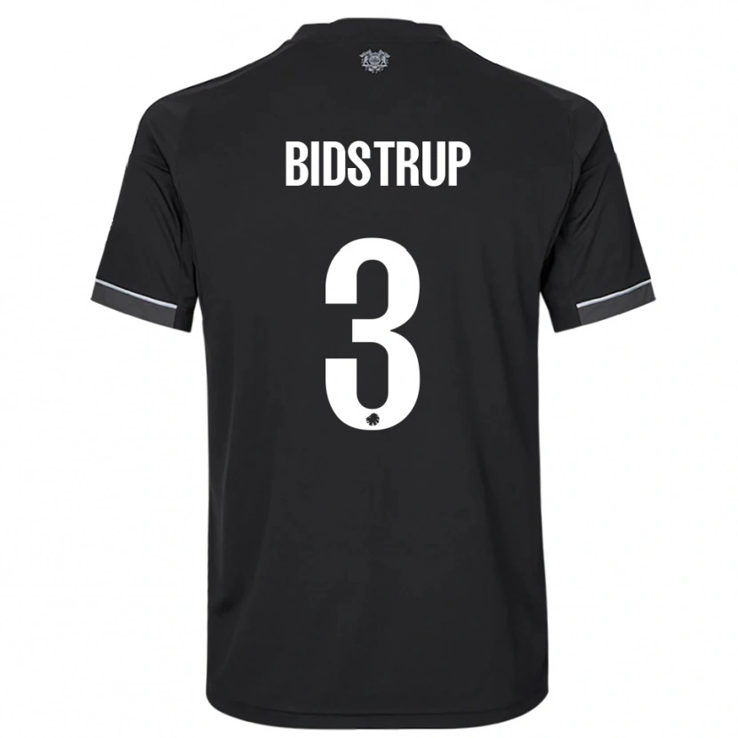 Danxen Herren Hjalte Bidstrup #3 Schwarz Weiß Auswärtstrikot Trikot 2025/26 T-Shirt Österreich
