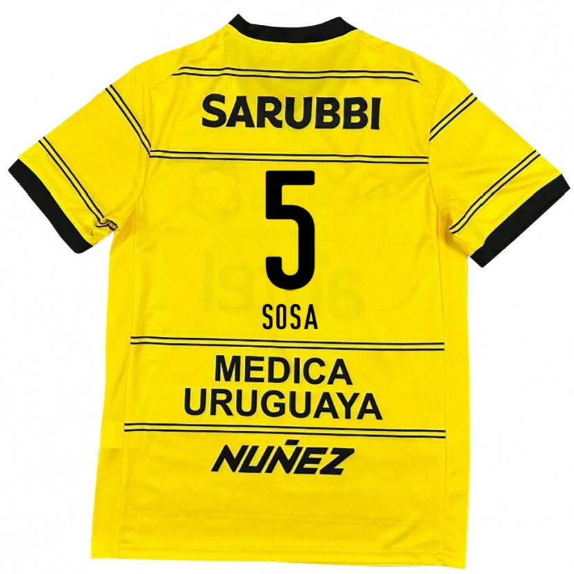 Danxen Herren Ignacio Sosa #5 Schwarz Gold Auswärtstrikot Trikot 2025/26 T-Shirt Österreich