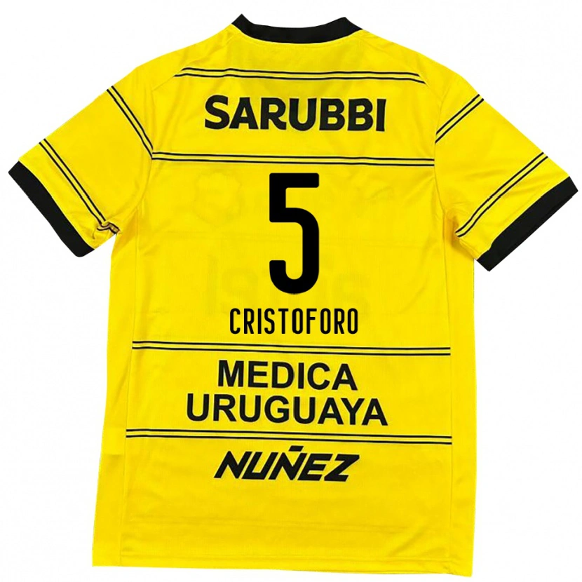 Danxen Herren Sebastián Cristóforo #5 Schwarz Gold Auswärtstrikot Trikot 2025/26 T-Shirt Österreich