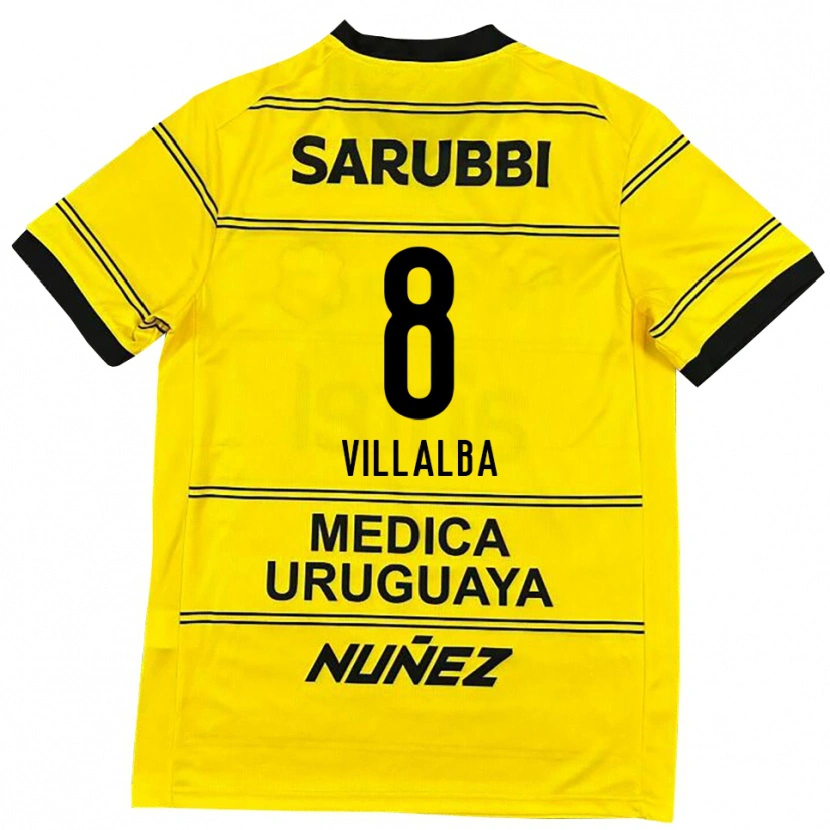 Danxen Herren Héctor Villalba #8 Schwarz Gold Auswärtstrikot Trikot 2025/26 T-Shirt Österreich