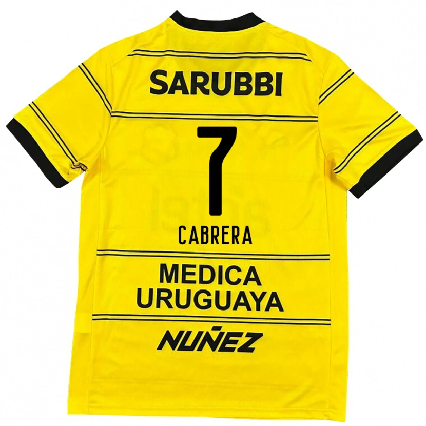 Danxen Herren Javier Cabrera #7 Schwarz Gold Auswärtstrikot Trikot 2025/26 T-Shirt Österreich