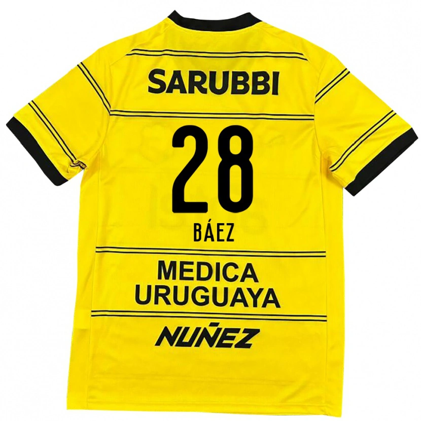 Danxen Herren Jaime Báez #28 Schwarz Gold Auswärtstrikot Trikot 2025/26 T-Shirt Österreich