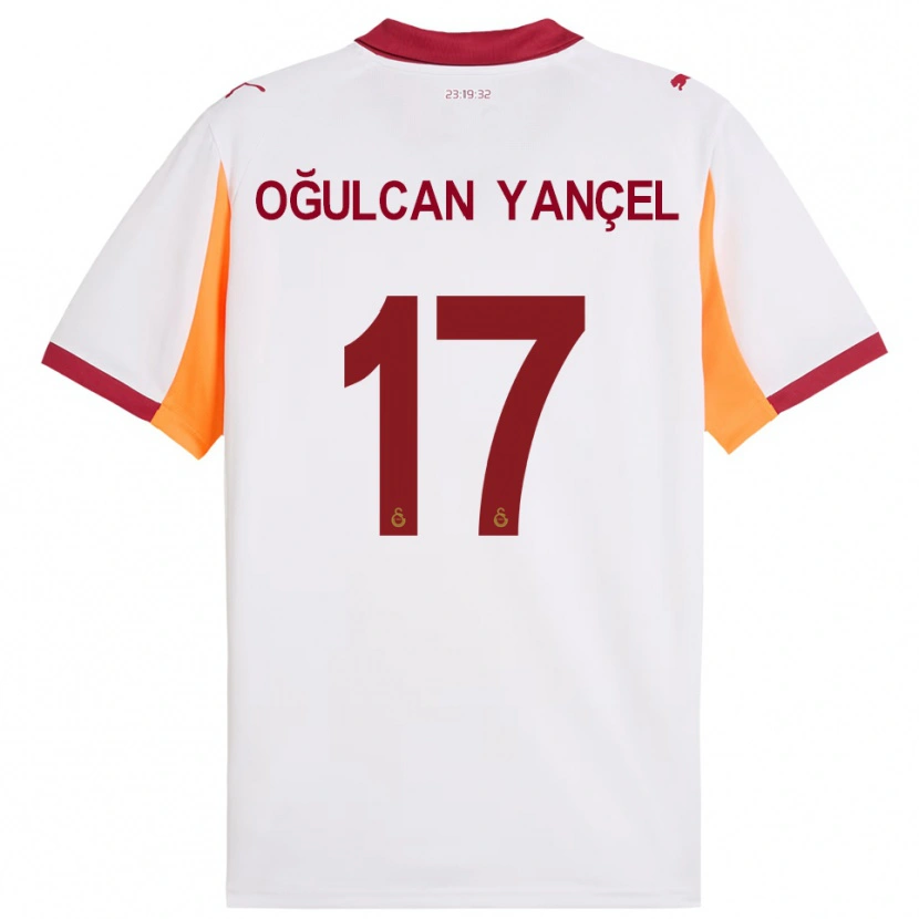 Danxen Herren Necati Oğulcan Yançel #17 Weiß Rot Auswärtstrikot Trikot 2025/26 T-Shirt Österreich