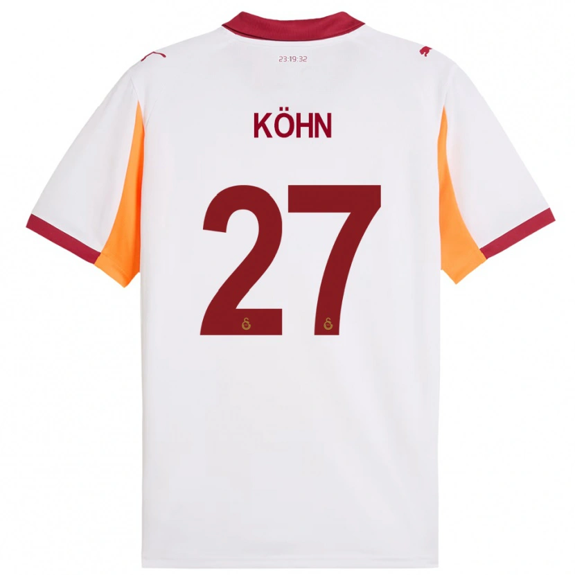 Danxen Herren Derrick Köhn #27 Weiß Rot Auswärtstrikot Trikot 2025/26 T-Shirt Österreich