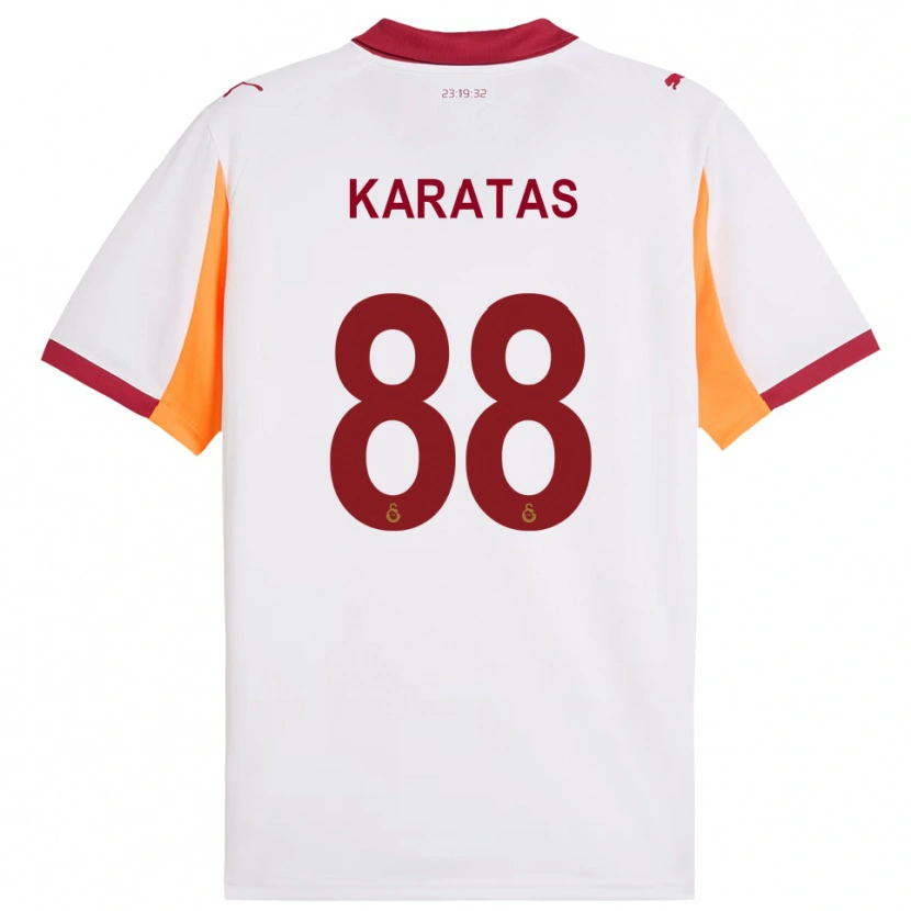 Danxen Herren Kazımcan Karataş #88 Weiß Rot Auswärtstrikot Trikot 2025/26 T-Shirt Österreich