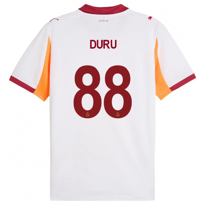 Danxen Herren Mustafa Duru #88 Weiß Rot Auswärtstrikot Trikot 2025/26 T-Shirt Österreich