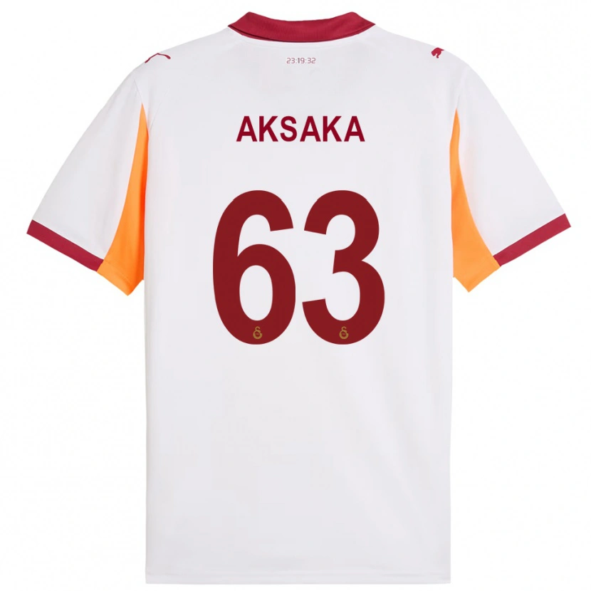 Danxen Herren Baran Aksaka #63 Weiß Rot Auswärtstrikot Trikot 2025/26 T-Shirt Österreich