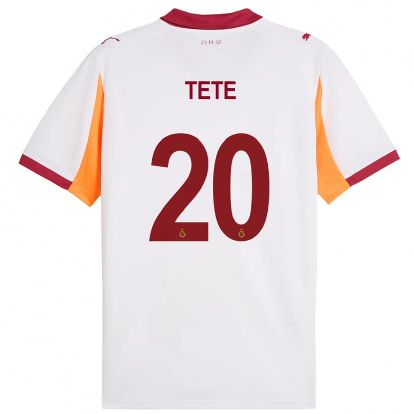 Danxen Herren Tete #20 Weiß Rot Auswärtstrikot Trikot 2025/26 T-Shirt Österreich