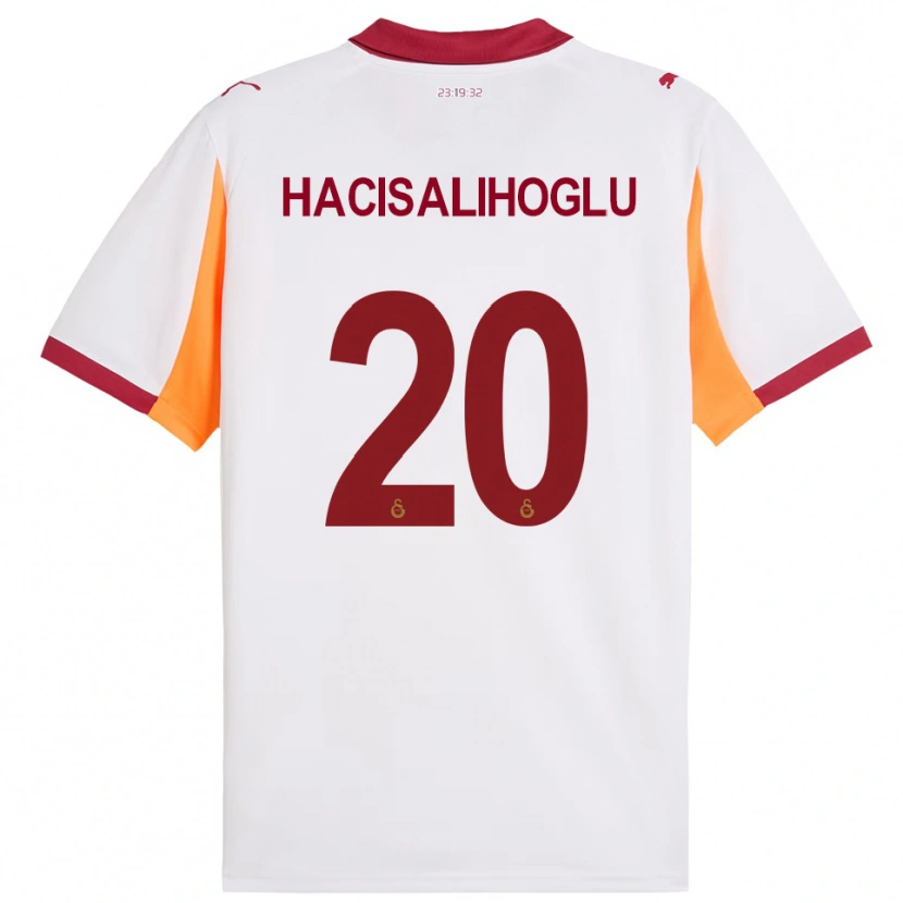 Danxen Herren Arda Hacisalihoglu #20 Weiß Rot Auswärtstrikot Trikot 2025/26 T-Shirt Österreich