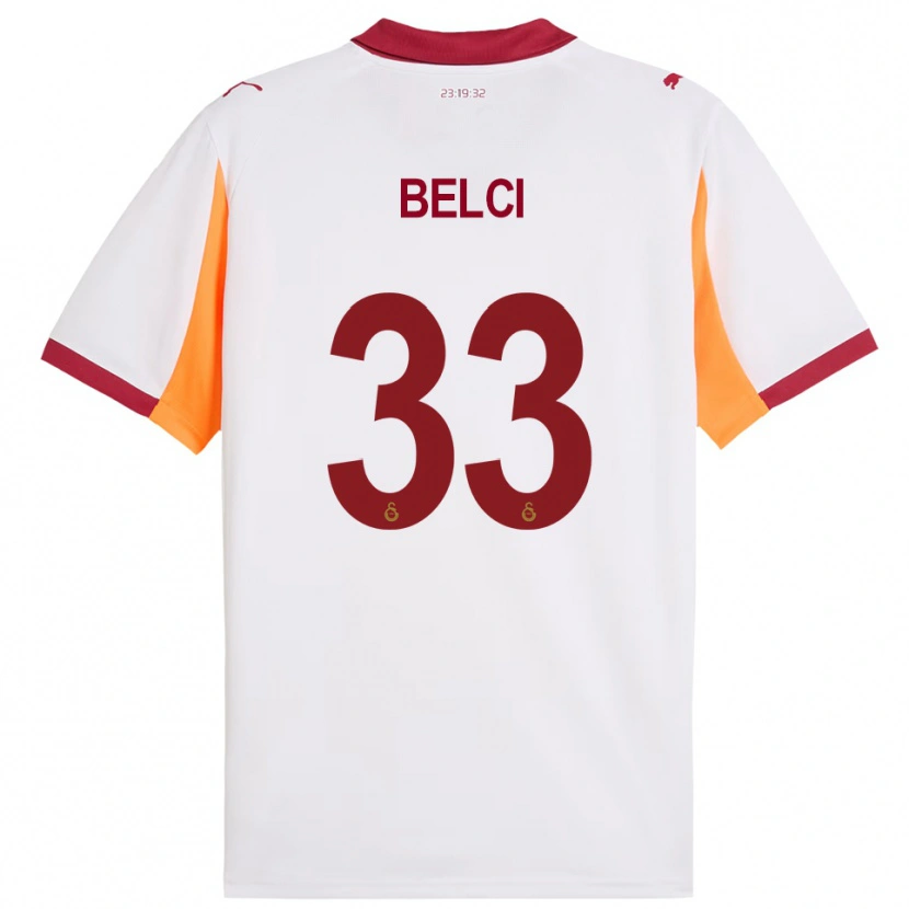 Danxen Herren Çiğdem Belci #33 Weiß Rot Auswärtstrikot Trikot 2025/26 T-Shirt Österreich