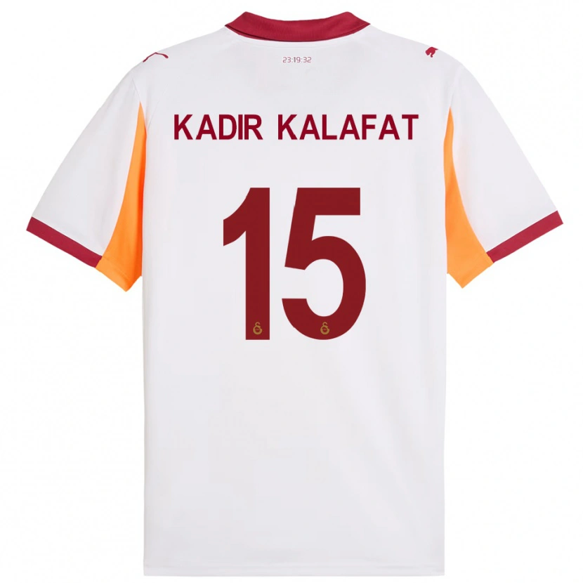 Danxen Herren İsmail Kadir Kalafat #15 Weiß Rot Auswärtstrikot Trikot 2025/26 T-Shirt Österreich