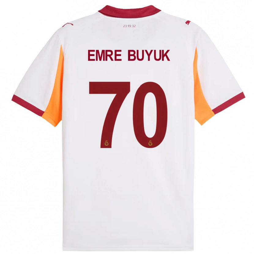Danxen Herren Enes Emre Büyük #70 Weiß Rot Auswärtstrikot Trikot 2025/26 T-Shirt Österreich