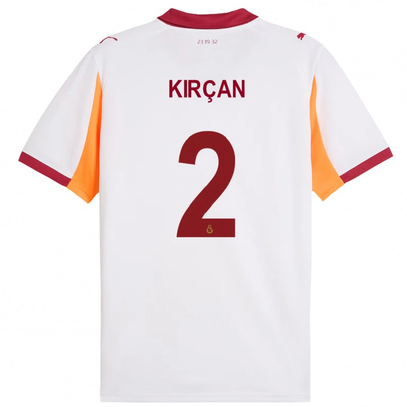 Danxen Herren Kerem Kırçan #2 Weiß Rot Auswärtstrikot Trikot 2025/26 T-Shirt Österreich