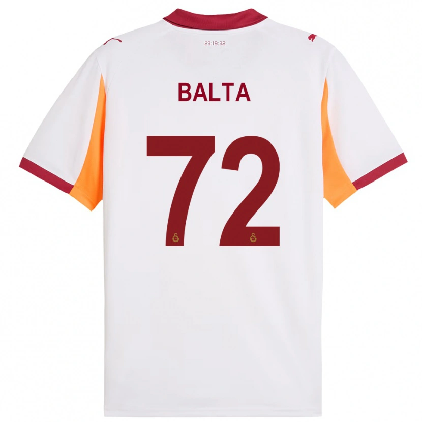 Danxen Herren Çağrı Balta #72 Weiß Rot Auswärtstrikot Trikot 2025/26 T-Shirt Österreich