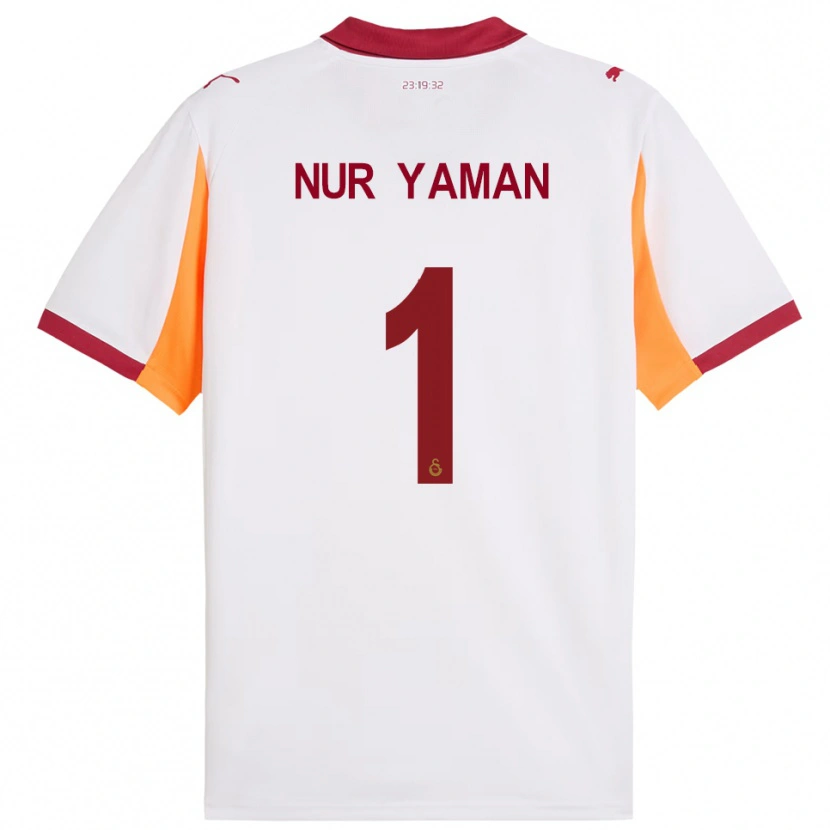 Danxen Herren Gamze Nur Yaman #1 Weiß Rot Auswärtstrikot Trikot 2025/26 T-Shirt Österreich
