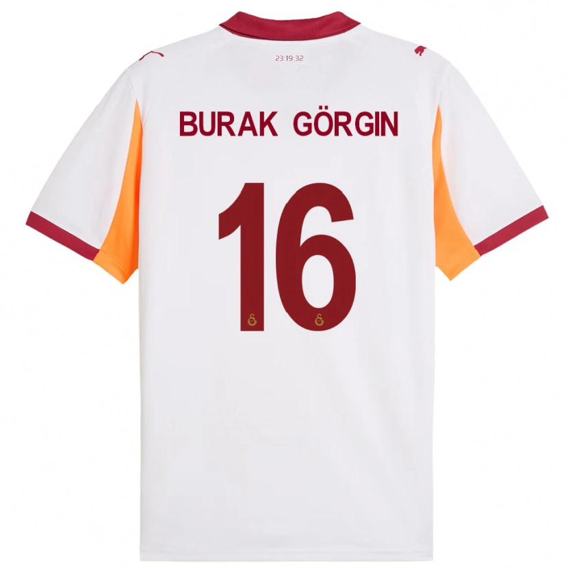 Danxen Herren Muhammet Burak Görgin #16 Weiß Rot Auswärtstrikot Trikot 2025/26 T-Shirt Österreich
