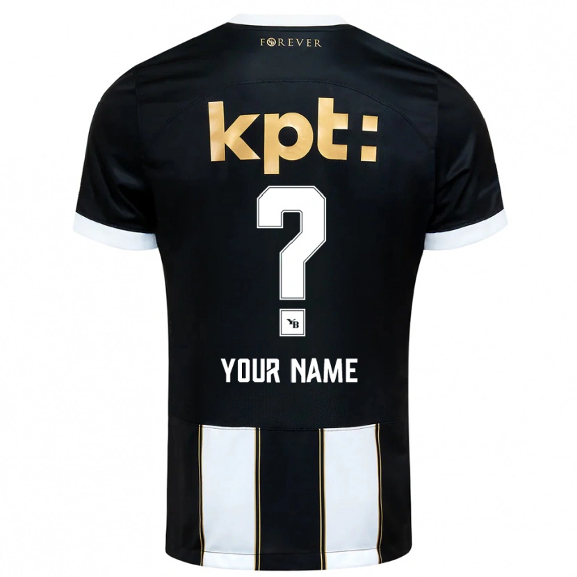 Danxen Herren Ihren Namen #0 Schwarz Weiß Auswärtstrikot Trikot 2025/26 T-Shirt Österreich