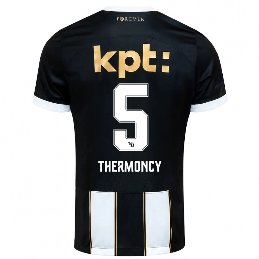 Danxen Herren Keeto Thermoncy #5 Schwarz Weiß Auswärtstrikot Trikot 2025/26 T-Shirt Österreich