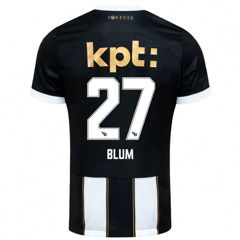 Danxen Herren Lewin Blum #27 Schwarz Weiß Auswärtstrikot Trikot 2025/26 T-Shirt Österreich
