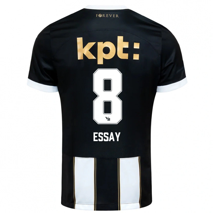 Danxen Herren Perceval Essay #8 Schwarz Weiß Auswärtstrikot Trikot 2025/26 T-Shirt Österreich
