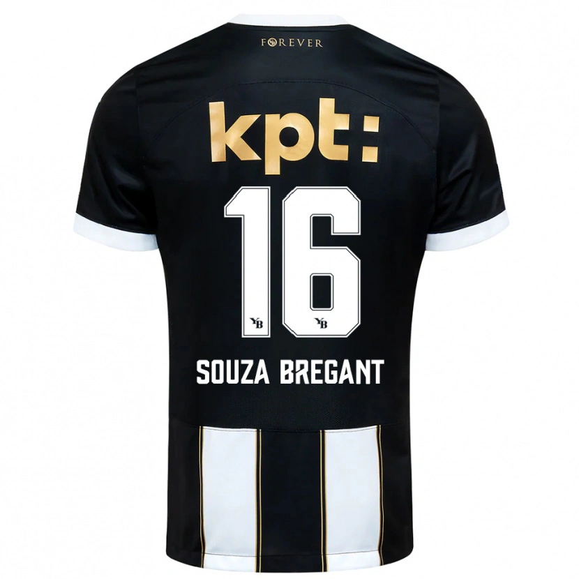 Danxen Herren Pietro Souza Bregant #16 Schwarz Weiß Auswärtstrikot Trikot 2025/26 T-Shirt Österreich
