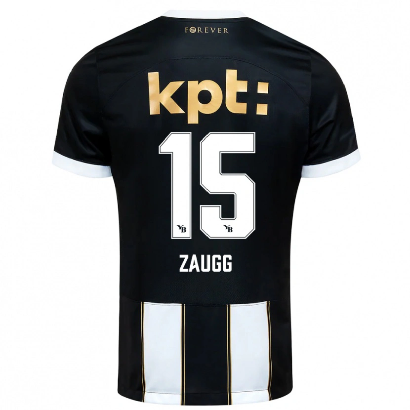 Danxen Herren Leana Zaugg #15 Schwarz Weiß Auswärtstrikot Trikot 2025/26 T-Shirt Österreich