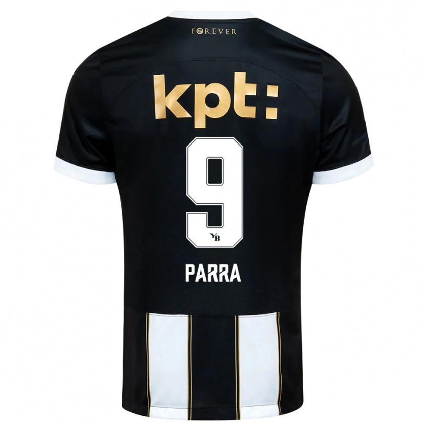 Danxen Herren Hugo Parra #9 Schwarz Weiß Auswärtstrikot Trikot 2025/26 T-Shirt Österreich