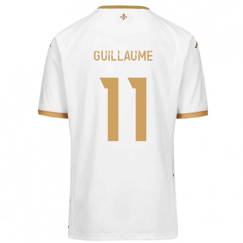 Danxen Herren Shelton Guillaume #11 Weiß Gold Auswärtstrikot Trikot 2025/26 T-Shirt Österreich