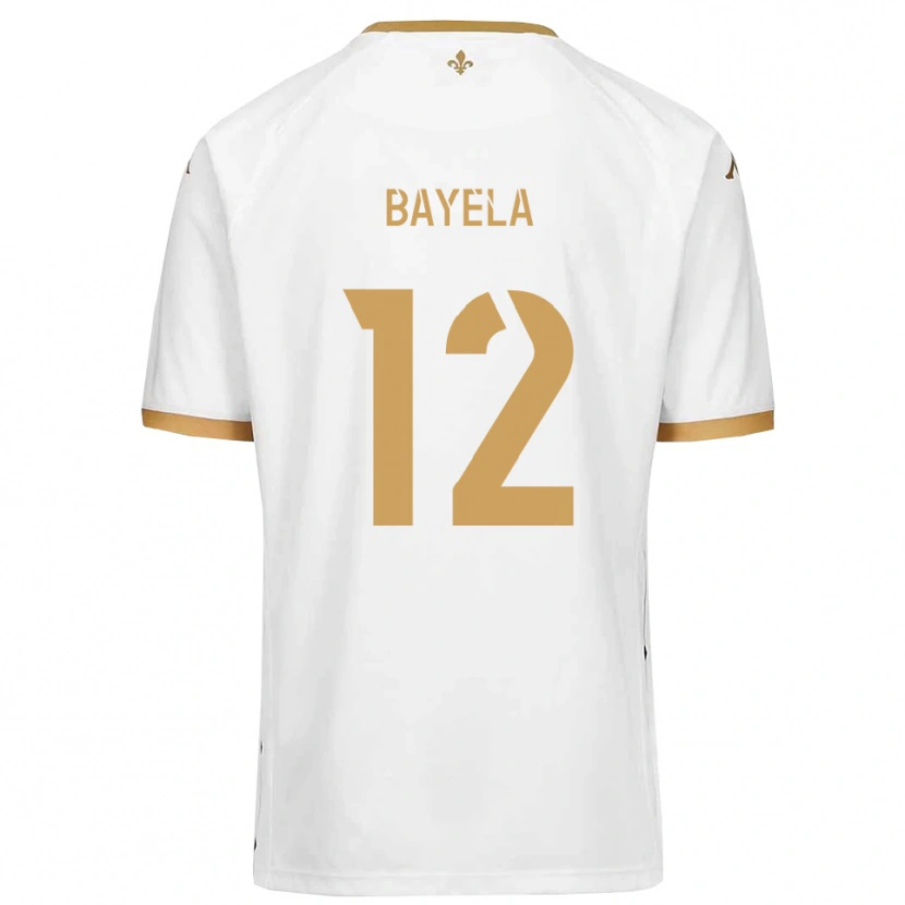 Danxen Herren Kaneyi Bayela #12 Weiß Gold Auswärtstrikot Trikot 2025/26 T-Shirt Österreich