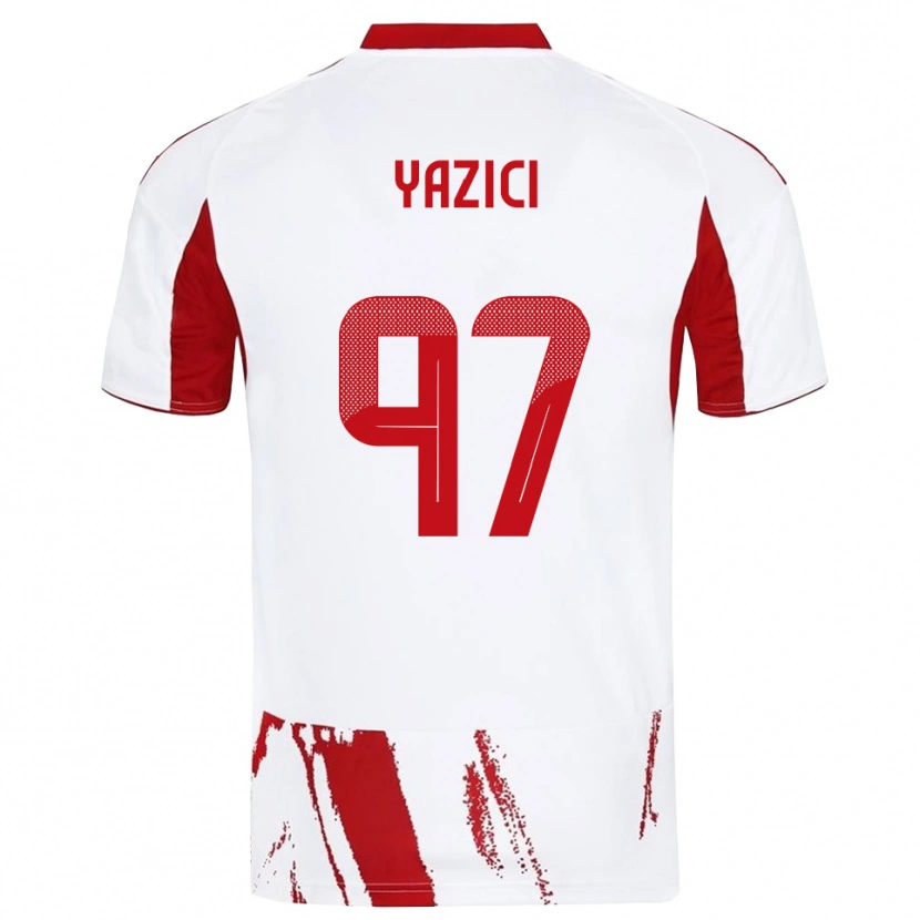 Danxen Herren Yusuf Yazıcı #97 Weiß Rot Auswärtstrikot Trikot 2025/26 T-Shirt Österreich