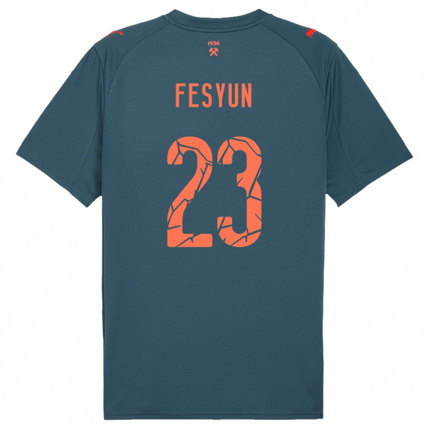Danxen Herren Kiril Fesyun #23 Marineblau Rot Auswärtstrikot Trikot 2025/26 T-Shirt Österreich