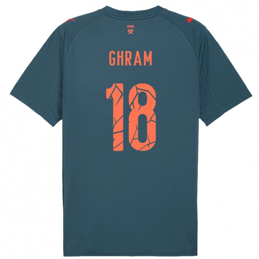 Danxen Herren Alaa Ghram #18 Marineblau Rot Auswärtstrikot Trikot 2025/26 T-Shirt Österreich