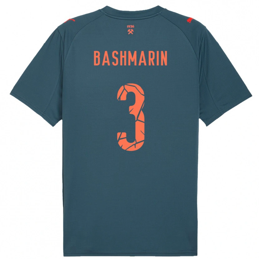 Danxen Herren Oleksandr Bashmarin #3 Marineblau Rot Auswärtstrikot Trikot 2025/26 T-Shirt Österreich