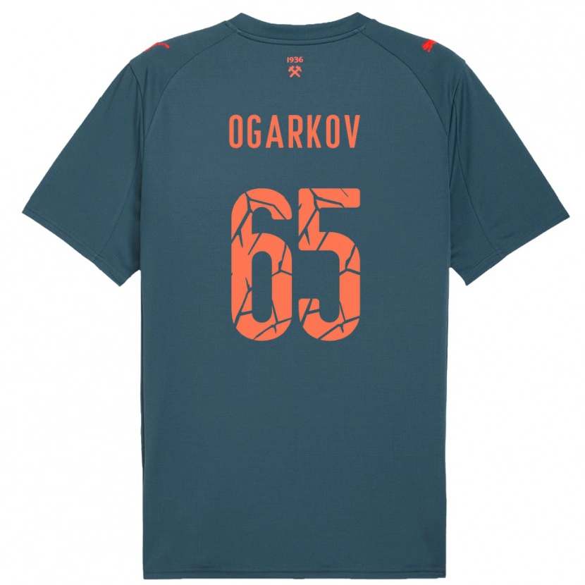 Danxen Herren Mykola Ogarkov #65 Marineblau Rot Auswärtstrikot Trikot 2025/26 T-Shirt Österreich
