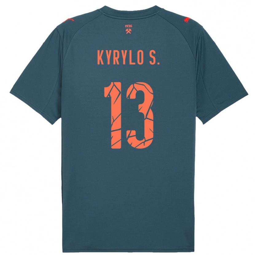 Danxen Herren Kyrylo Savchenko #13 Marineblau Rot Auswärtstrikot Trikot 2025/26 T-Shirt Österreich