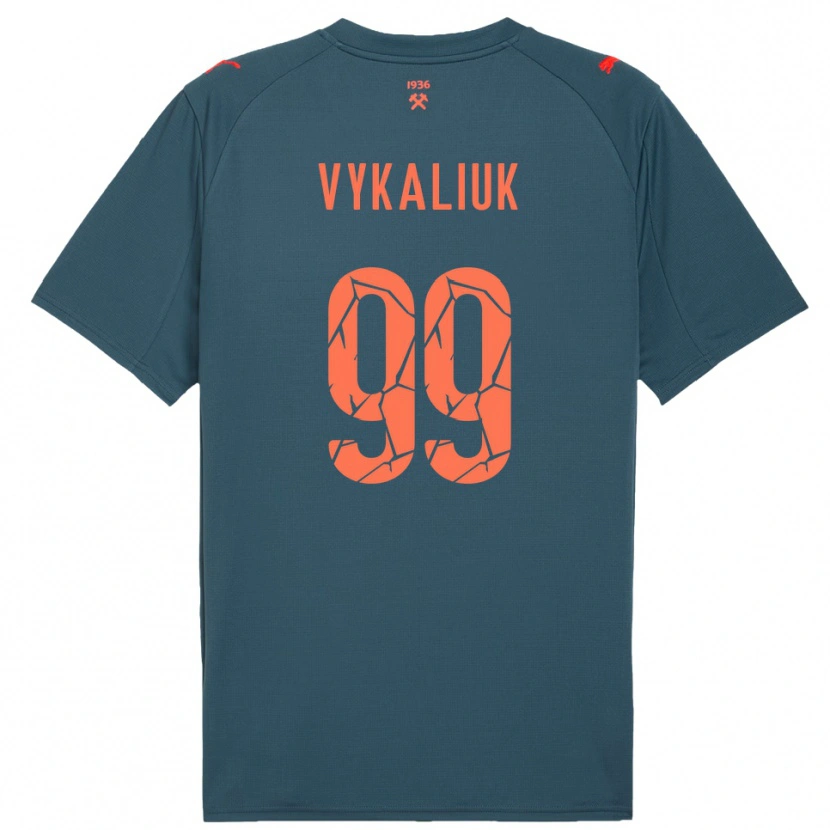 Danxen Herren Mariia Vykaliuk #99 Marineblau Rot Auswärtstrikot Trikot 2025/26 T-Shirt Österreich