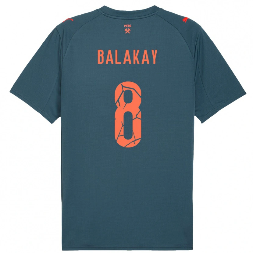 Danxen Herren Oleksandr Balakay #8 Marineblau Rot Auswärtstrikot Trikot 2025/26 T-Shirt Österreich