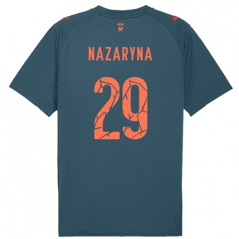 Danxen Herren Yegor Nazaryna #29 Marineblau Rot Auswärtstrikot Trikot 2025/26 T-Shirt Österreich