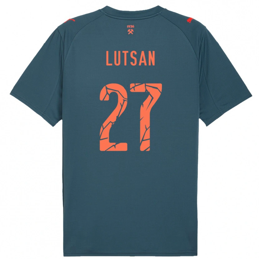 Danxen Herren Sofiia Lutsan #27 Marineblau Rot Auswärtstrikot Trikot 2025/26 T-Shirt Österreich