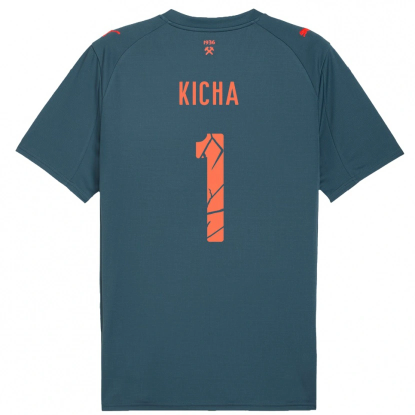Danxen Herren Tymofiy Kicha #1 Marineblau Rot Auswärtstrikot Trikot 2025/26 T-Shirt Österreich