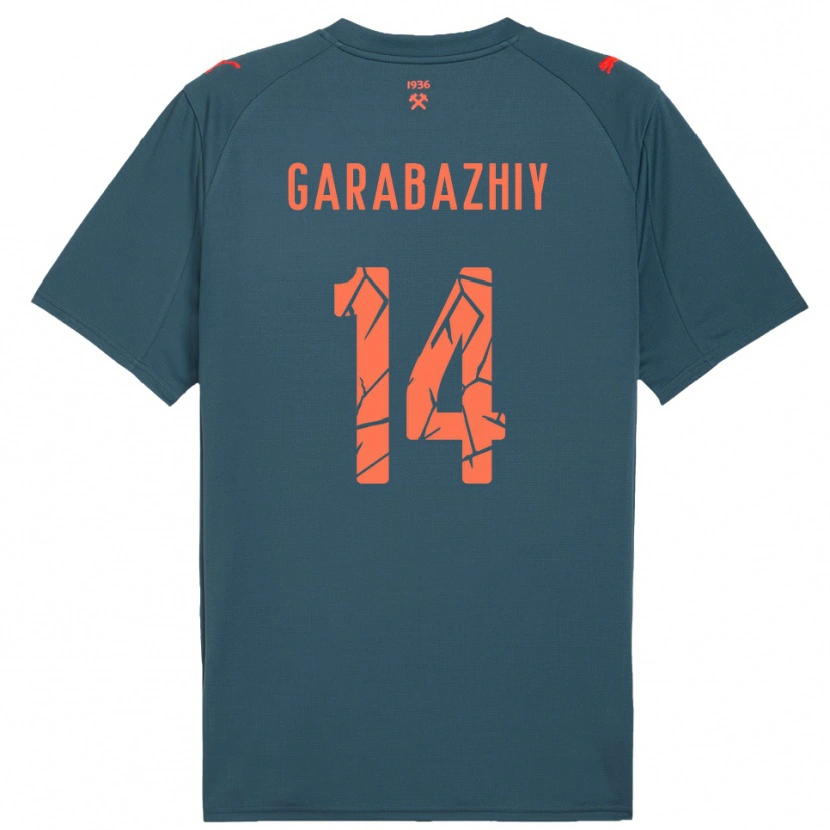 Danxen Herren Anton Garabazhiy #14 Marineblau Rot Auswärtstrikot Trikot 2025/26 T-Shirt Österreich