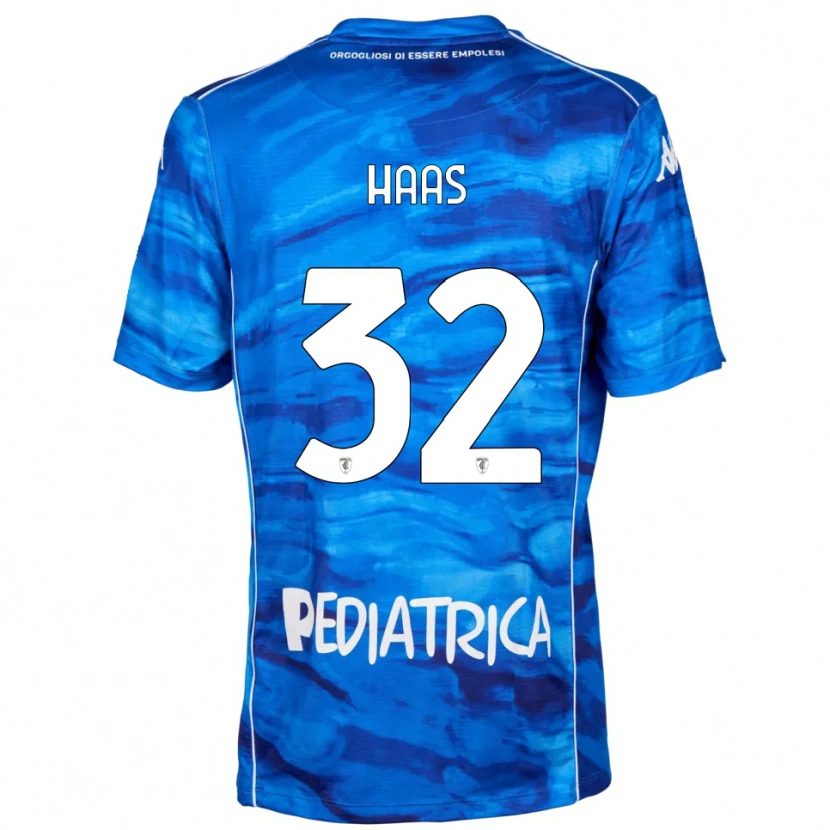 Danxen Damen Nicolas Haas #32 Blau Weiß Heimtrikot Trikot 2025/26 T-Shirt Österreich