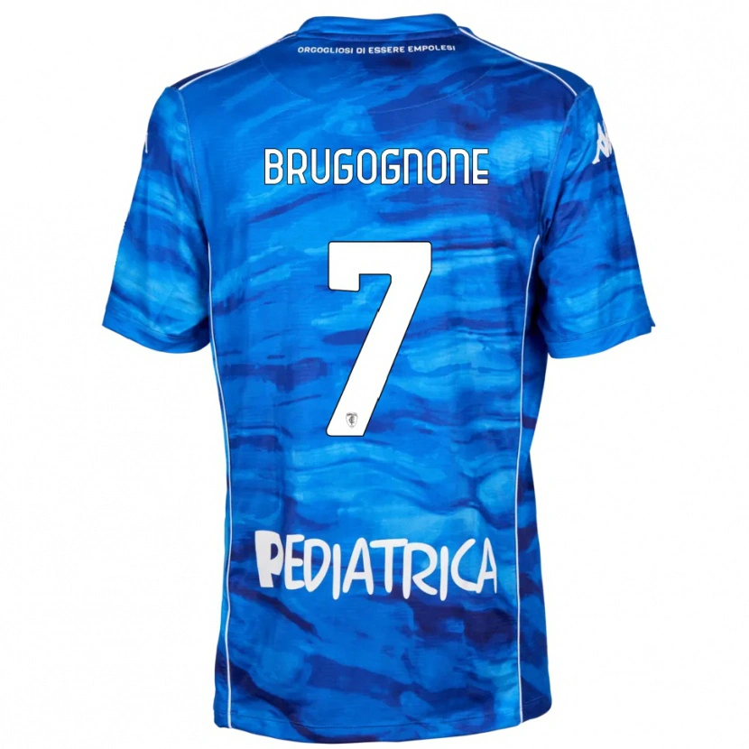 Danxen Damen Giuseppe Brugognone #7 Blau Weiß Heimtrikot Trikot 2025/26 T-Shirt Österreich