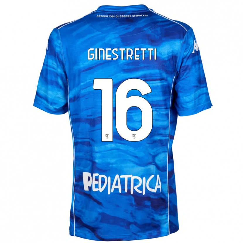 Danxen Damen Davide Ginestretti #16 Blau Weiß Heimtrikot Trikot 2025/26 T-Shirt Österreich