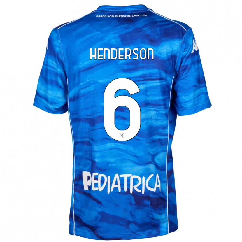 Danxen Damen Liam Henderson #6 Blau Weiß Heimtrikot Trikot 2025/26 T-Shirt Österreich