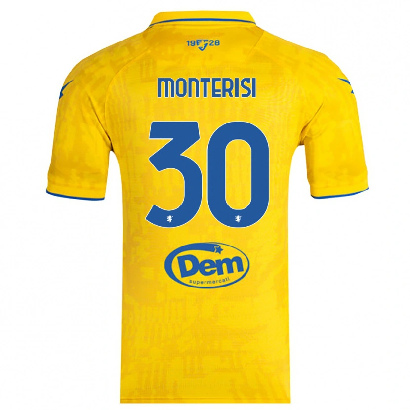 Danxen Damen Ilario Monterisi #30 Gelb Blau Heimtrikot Trikot 2025/26 T-Shirt Österreich