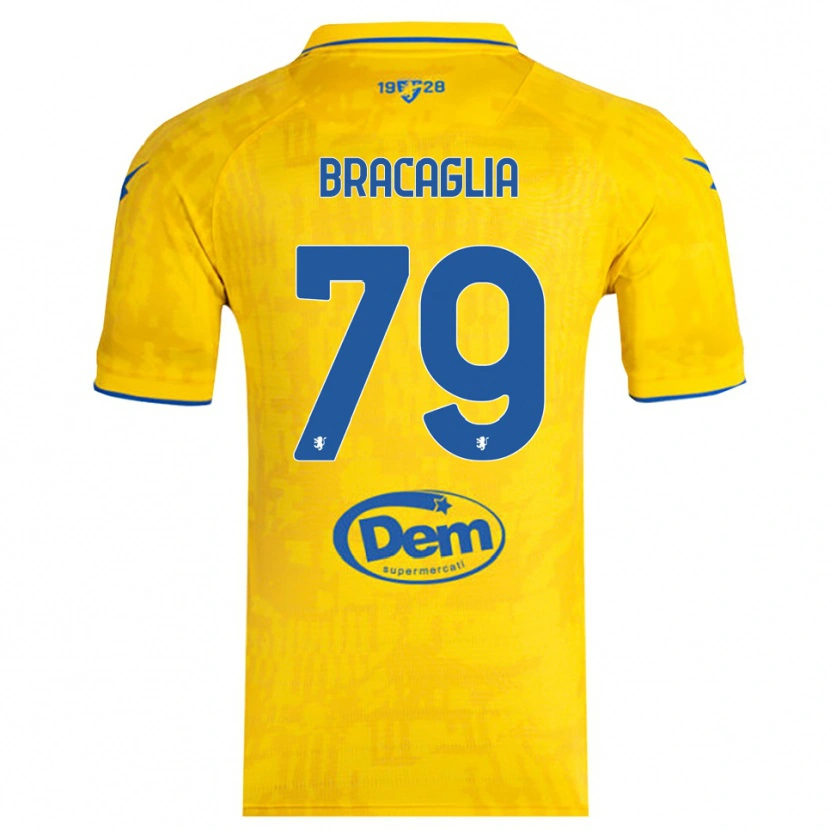 Danxen Damen Gabriele Bracaglia #79 Gelb Blau Heimtrikot Trikot 2025/26 T-Shirt Österreich